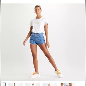 Levi’s High Waisted Mom Shorts